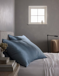 Silk Pillowcase Pacific Blue lifestyle