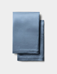 Silk Pillowcase Pacific Blue