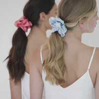 Silk Scrunchie Blush video thumb