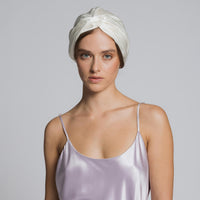 Silk Bonnet Pearl White wide