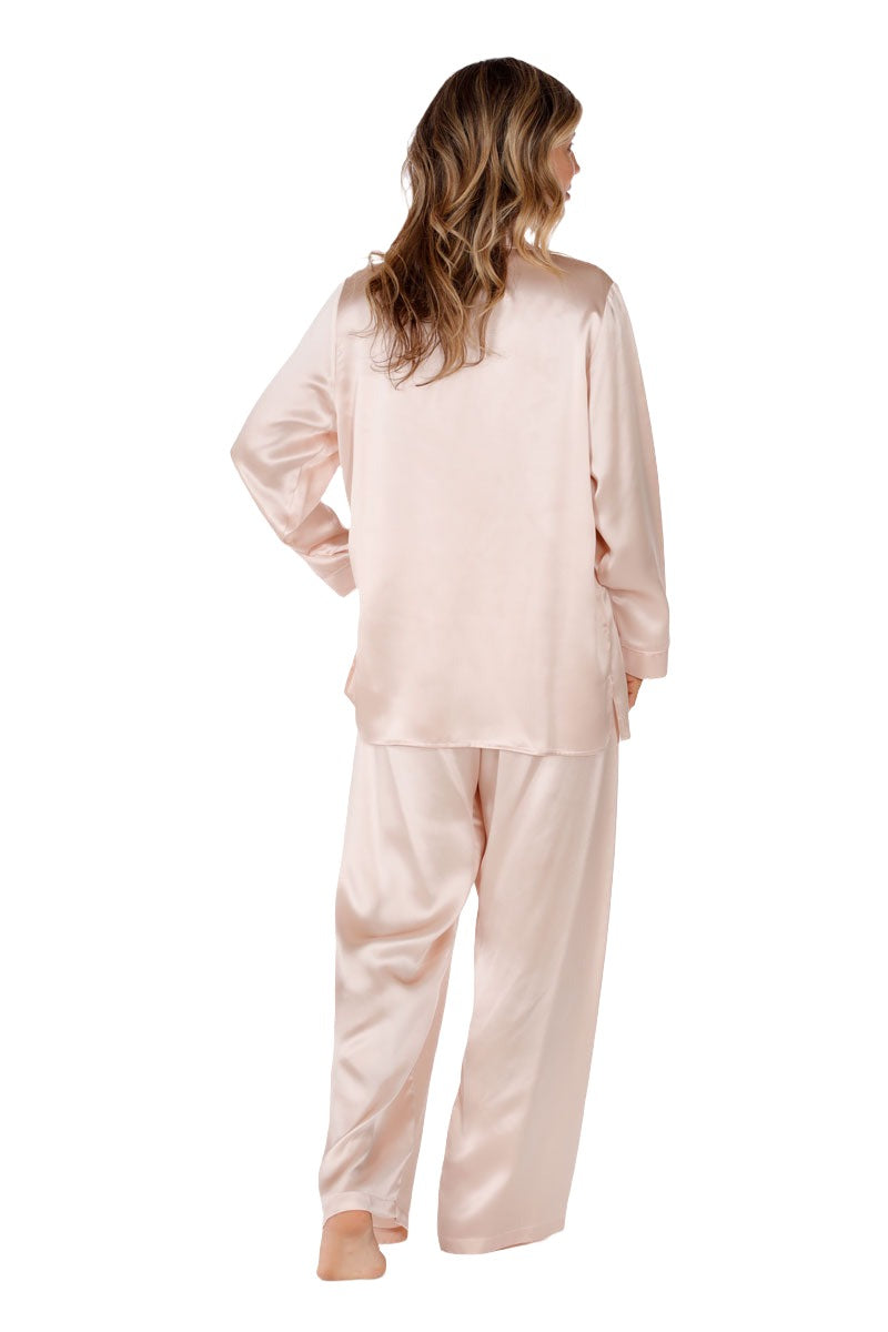 Classic Silk Pajama Rose Quartz back