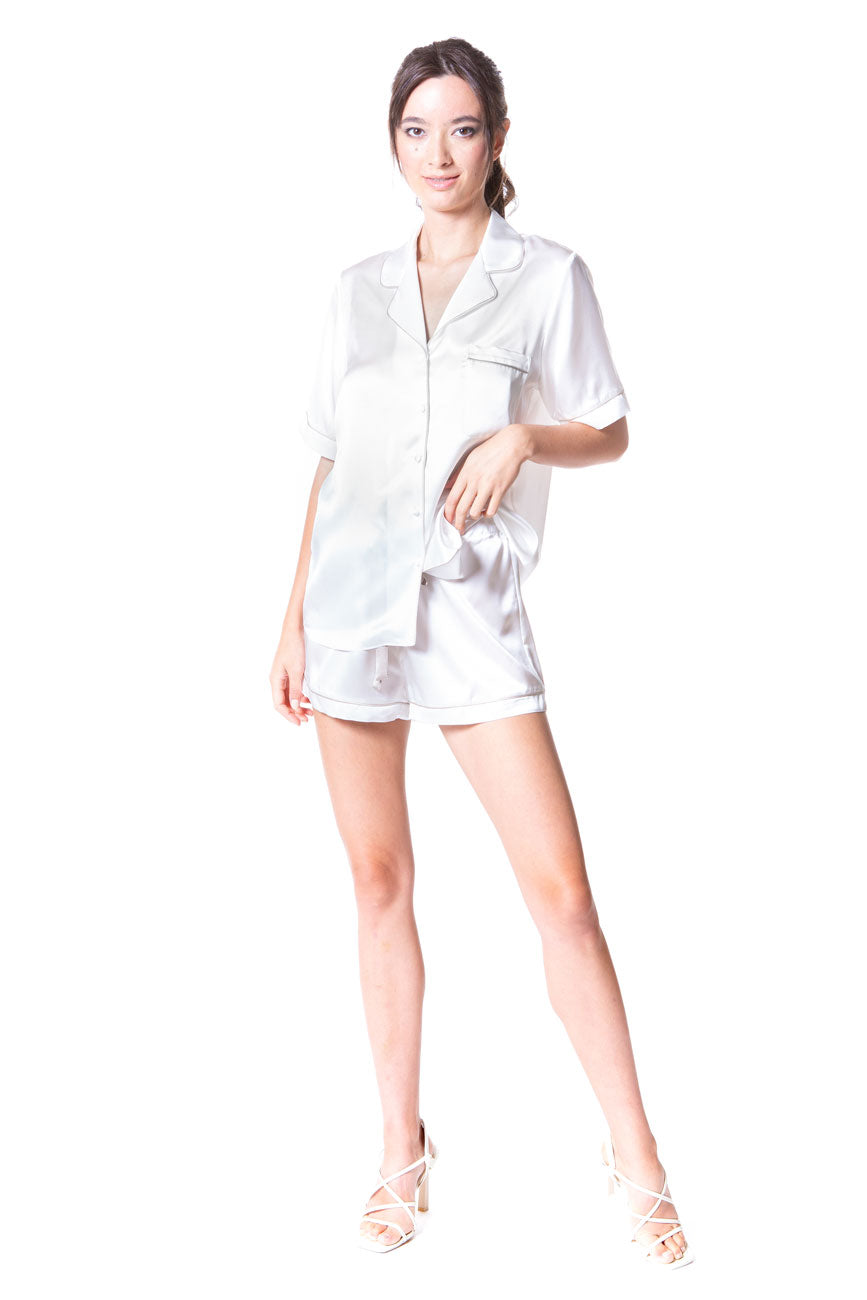 Classic Short Pajama Pearl front
