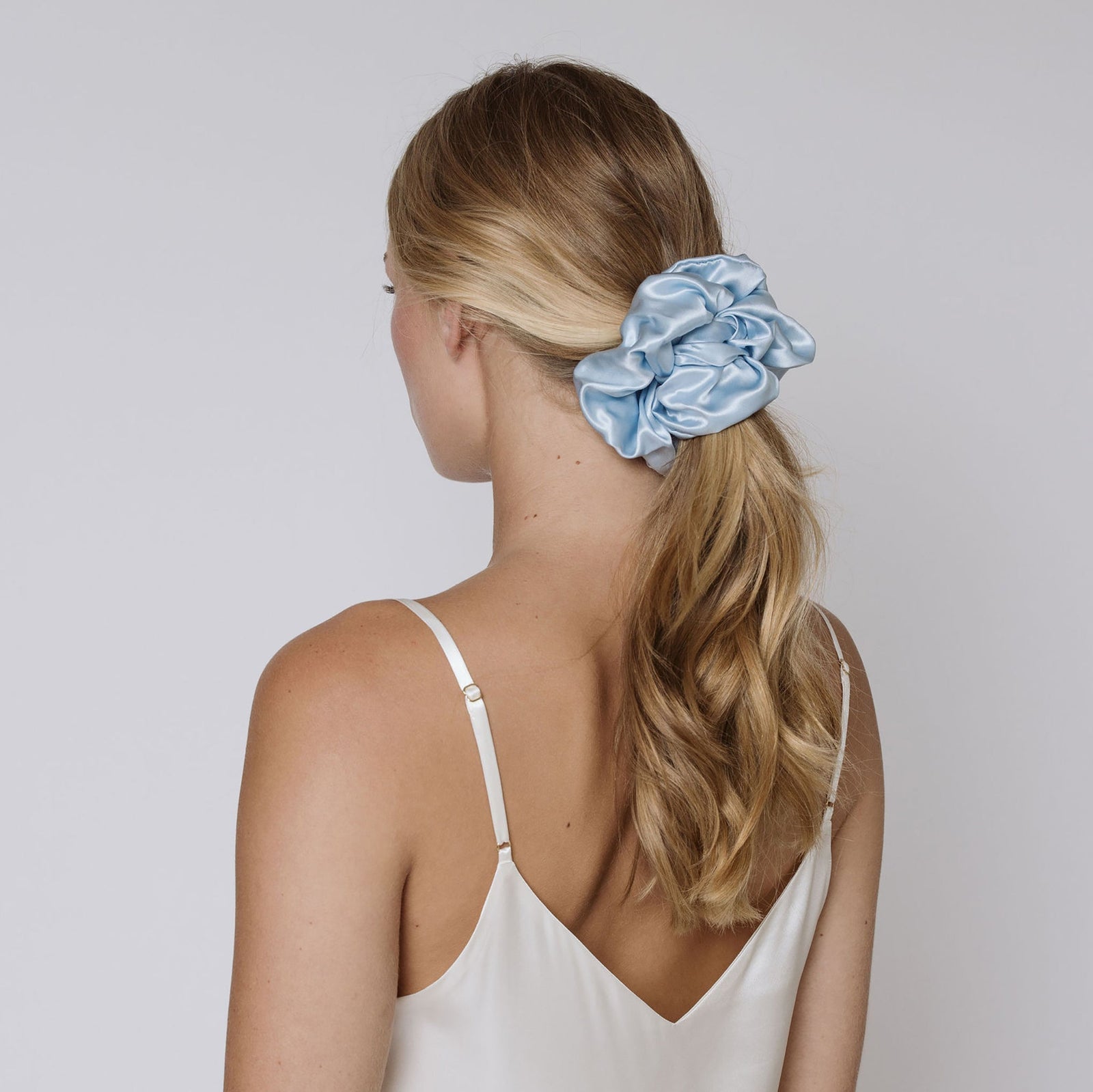 Silk Scrunchie Sky Blue product