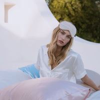 Silk Sleep Mask Champagne Gold
