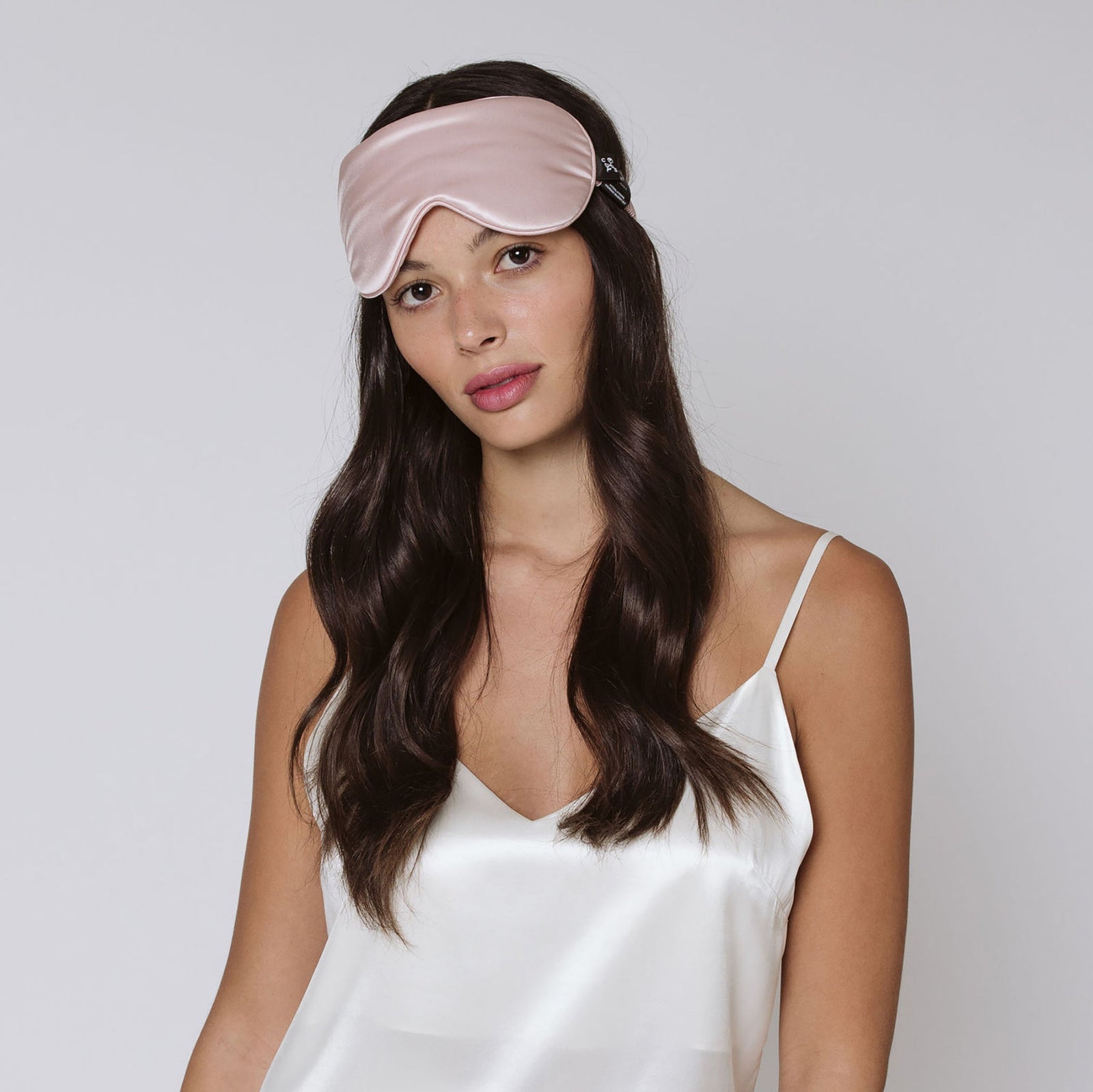 Silk Sleep Mask Pink Sherbert
