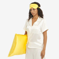 Silk Sleep Mask Lemon