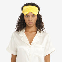 Silk Sleep Mask Lemon