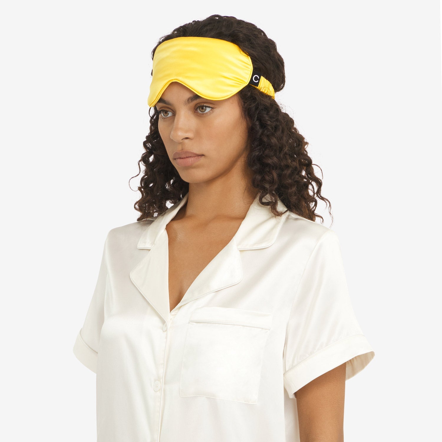 Silk Sleep Mask Lemon
